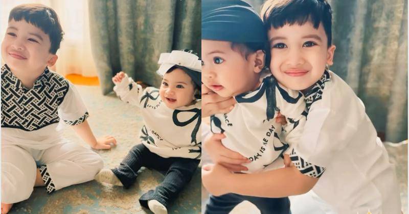 5 Foto Kompak Humaira dan Ukkasya, Bikin Gemas
